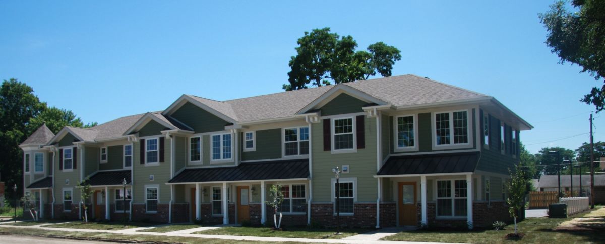 front of community home partners 3rd and 11th property in Rock Island, Illinois
